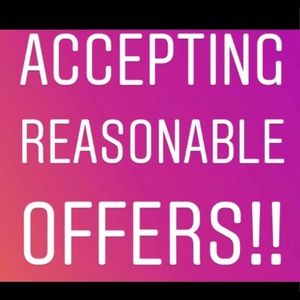 Reasonable offers